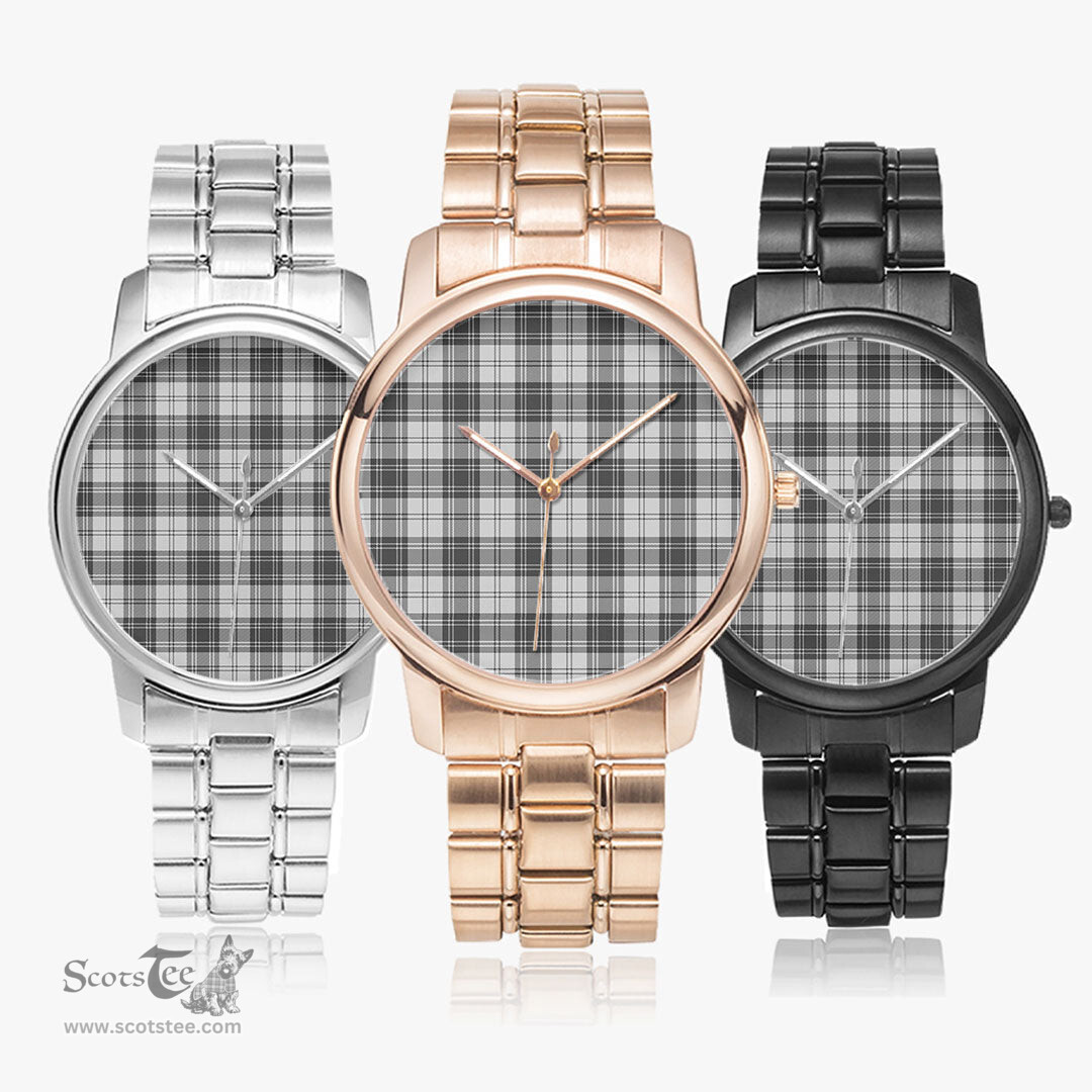 Scottish Douglas Grey Modern Watch Tartan Folding Clasp Classic Plaid Watch Scottish Plaid Tartan Plaid - ScotsTee - scotstee.com