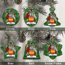 Irish Berry Family Crest Ireland National Tartan Christmas Ornament Shop Now at ScotsTee.com