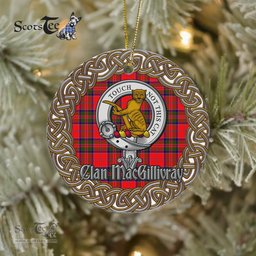 MacGillivray Celtic Circle Plaid Ornament Gift. Christmas Tree Ornament Tartan Ornament Great Christmas Ornaments Gift