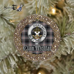 Moffat Celtic Circle Plaid Ornament Gift. Christmas Tree Ornament Tartan Ornament Great Christmas Ornaments Gift
