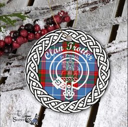 Trotter Clan Tartan Crest Badge Plaid Ornament Gift. Christmas Tree Ornament Tartan Ornament Great Christmas Ornaments Gift