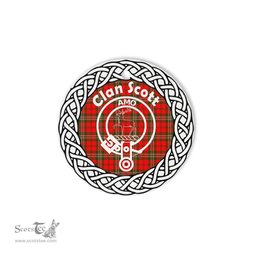 Scott Clan Tartan Crest Badge Plaid Ornament Gift. Christmas Tree Ornament Tartan Ornament Great Christmas Ornaments Gift