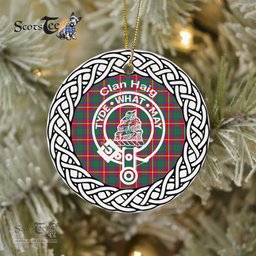Haig Clan Tartan Crest Badge Plaid Ornament Gift. Christmas Tree Ornament Tartan Ornament Great Christmas Ornaments Gift