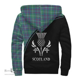 Scottish Inglis Ancient Tartan Sherpa Hoodie with Family Crest Curve Style Tartan Fleece Hoodie Scottish Plaid Tartan Plaid - ScotsTee - scotstee.com