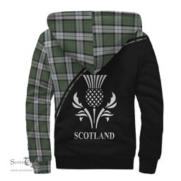 Scottish MacLaren Dress Tartan Sherpa Hoodie with Family Crest Curve Style Tartan Fleece Hoodie Scottish Plaid Tartan Plaid - ScotsTee - scotstee.com