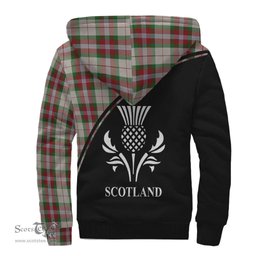 Scottish MacLean Dress Tartan Sherpa Hoodie with Family Crest Curve Style Tartan Fleece Hoodie Scottish Plaid Tartan Plaid - ScotsTee - scotstee.com