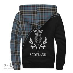 Scottish MacTavish Dress Tartan Sherpa Hoodie with Family Crest Curve Style Tartan Fleece Hoodie Scottish Plaid Tartan Plaid - ScotsTee - scotstee.com