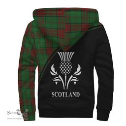 Scottish Maxwell Hunting Tartan Sherpa Hoodie with Family Crest Curve Style Tartan Fleece Hoodie Scottish Plaid Tartan Plaid - ScotsTee - scotstee.com