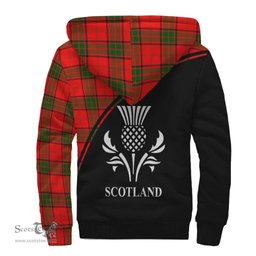 Scottish Maxwell Modern Tartan Sherpa Hoodie with Family Crest Curve Style Tartan Fleece Hoodie Scottish Plaid Tartan Plaid - ScotsTee - scotstee.com
