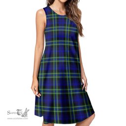 Scottish Arbuthnot Modern Tartan Womens Casual Dresses - Tartan Dress Womens Scottish Plaid Tartan Plaid - ScotsTee - scotstee.com