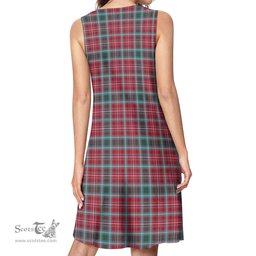 Scottish British Columbia Province Canada Tartan Womens Casual Dresses - Tartan Dress Womens Scottish Plaid Tartan Plaid - ScotsTee - scotstee.com