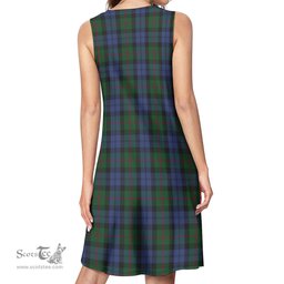Scottish Baird Tartan Womens Casual Dresses - Tartan Dress Womens Scottish Plaid Tartan Plaid - ScotsTee - scotstee.com