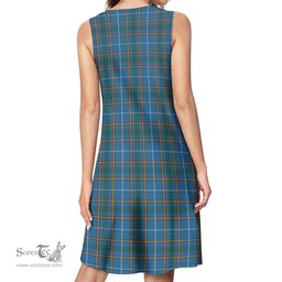 Scottish Bain Tartan Womens Casual Dresses - Tartan Dress Womens Scottish Plaid Tartan Plaid - ScotsTee - scotstee.com