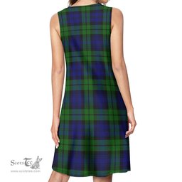 Scottish Bannatyne Tartan Womens Casual Dresses - Tartan Dress Womens Scottish Plaid Tartan Plaid - ScotsTee - scotstee.com