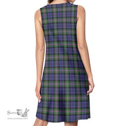 Scottish Baird Modern Tartan Womens Casual Dresses - Tartan Dress Womens Scottish Plaid Tartan Plaid - ScotsTee - scotstee.com