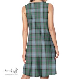 Scottish Alexander of Menstry Hunting Tartan Womens Casual Dresses - Tartan Dress Womens Scottish Plaid Tartan Plaid - ScotsTee - scotstee.com
