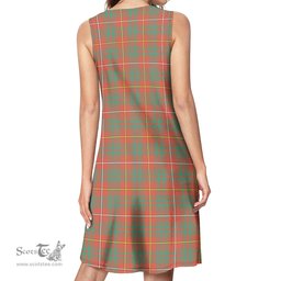 Scottish Bruce Ancient Tartan Womens Casual Dresses - Tartan Dress Womens Scottish Plaid Tartan Plaid - ScotsTee - scotstee.com
