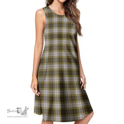 Scottish Buchanan Dress Tartan Womens Casual Dresses - Tartan Dress Womens Scottish Plaid Tartan Plaid - ScotsTee - scotstee.com