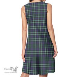 Scottish Allardice Tartan Womens Casual Dresses - Tartan Dress Womens Scottish Plaid Tartan Plaid - ScotsTee - scotstee.com