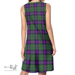 Scottish Armstrong Modern Tartan Womens Casual Dresses - Tartan Dress Womens Scottish Plaid Tartan Plaid - ScotsTee - scotstee.com