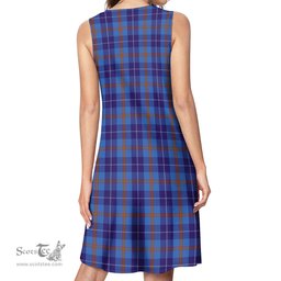 Scottish Bryson Tartan Womens Casual Dresses - Tartan Dress Womens Scottish Plaid Tartan Plaid - ScotsTee - scotstee.com