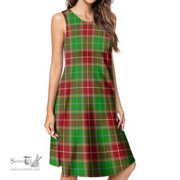 Scottish Baxter Modern Tartan Womens Casual Dresses - Tartan Dress Womens Scottish Plaid Tartan Plaid - ScotsTee - scotstee.com