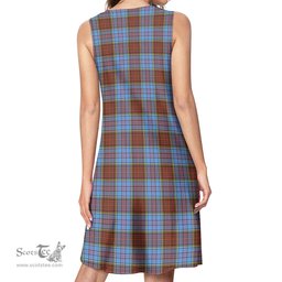 Scottish Anderson Modern Tartan Womens Casual Dresses - Tartan Dress Womens Scottish Plaid Tartan Plaid - ScotsTee - scotstee.com