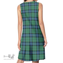 Scottish Armstrong Ancient Tartan Womens Casual Dresses - Tartan Dress Womens Scottish Plaid Tartan Plaid - ScotsTee - scotstee.com