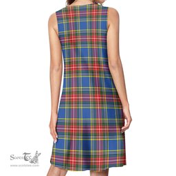 Scottish Bethune Tartan Womens Casual Dresses - Tartan Dress Womens Scottish Plaid Tartan Plaid - ScotsTee - scotstee.com