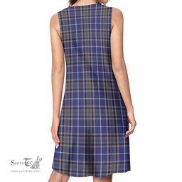 Scottish Alexander of Menstry Tartan Womens Casual Dresses - Tartan Dress Womens Scottish Plaid Tartan Plaid - ScotsTee - scotstee.com
