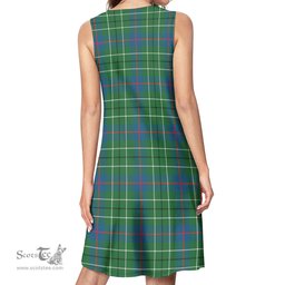 Scottish Duncan Ancient Tartan Womens Casual Dresses - Tartan Dress Womens Scottish Plaid Tartan Plaid - ScotsTee - scotstee.com