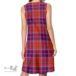 Scottish Cameron of Lochiel Modern Tartan Womens Casual Dresses - Tartan Dress Womens Scottish Plaid Tartan Plaid - ScotsTee - scotstee.com