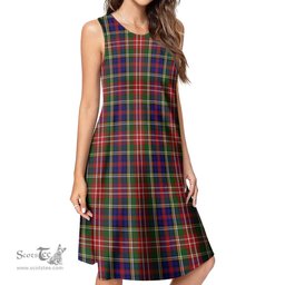 Scottish Christie Tartan Womens Casual Dresses - Tartan Dress Womens Scottish Plaid Tartan Plaid - ScotsTee - scotstee.com