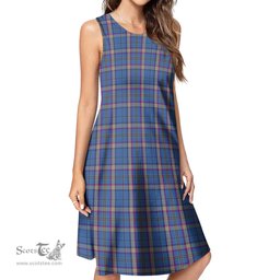 Scottish Cian Tartan Womens Casual Dresses - Tartan Dress Womens Scottish Plaid Tartan Plaid - ScotsTee - scotstee.com