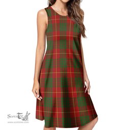 Scottish Cameron Tartan Womens Casual Dresses - Tartan Dress Womens Scottish Plaid Tartan Plaid - ScotsTee - scotstee.com