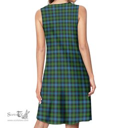 Scottish Dyce Tartan Womens Casual Dresses - Tartan Dress Womens Scottish Plaid Tartan Plaid - ScotsTee - scotstee.com
