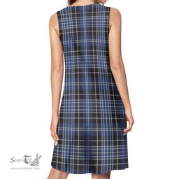 Scottish Clark Tartan Womens Casual Dresses - Tartan Dress Womens Scottish Plaid Tartan Plaid - ScotsTee - scotstee.com