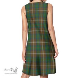 Scottish Chisholm Hunting Tartan Womens Casual Dresses - Tartan Dress Womens Scottish Plaid Tartan Plaid - ScotsTee - scotstee.com