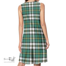 Scottish Cape Breton Island Canada Tartan Womens Casual Dresses - Tartan Dress Womens Scottish Plaid Tartan Plaid - ScotsTee - scotstee.com