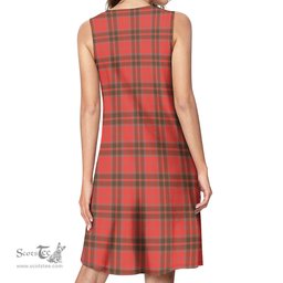 Scottish Grant Weathered Tartan Womens Casual Dresses - Tartan Dress Womens Scottish Plaid Tartan Plaid - ScotsTee - scotstee.com