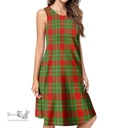Scottish Grierson Tartan Womens Casual Dresses - Tartan Dress Womens Scottish Plaid Tartan Plaid - ScotsTee - scotstee.com