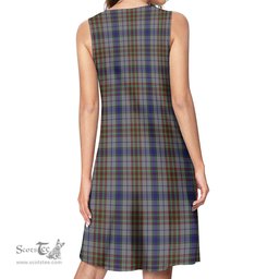 Scottish Gayre Hunting Tartan Womens Casual Dresses - Tartan Dress Womens Scottish Plaid Tartan Plaid - ScotsTee - scotstee.com
