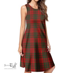 Scottish Livingston Tartan Womens Casual Dresses - Tartan Dress Womens Scottish Plaid Tartan Plaid - ScotsTee - scotstee.com