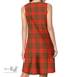 Scottish Livingston Modern Tartan Womens Casual Dresses - Tartan Dress Womens Scottish Plaid Tartan Plaid - ScotsTee - scotstee.com