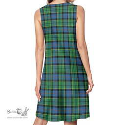 Scottish Forsyth Ancient Tartan Womens Casual Dresses - Tartan Dress Womens Scottish Plaid Tartan Plaid - ScotsTee - scotstee.com
