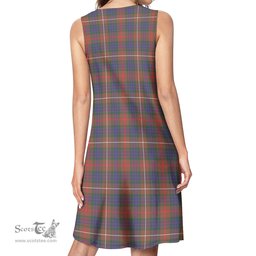 Scottish Fraser Hunting Modern Tartan Womens Casual Dresses - Tartan Dress Womens Scottish Plaid Tartan Plaid - ScotsTee - scotstee.com