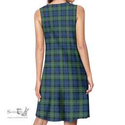 Scottish Forbes Ancient Tartan Womens Casual Dresses - Tartan Dress Womens Scottish Plaid Tartan Plaid - ScotsTee - scotstee.com