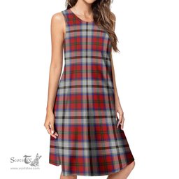 Scottish MacCulloch Dress Tartan Womens Casual Dresses - Tartan Dress Womens Scottish Plaid Tartan Plaid - ScotsTee - scotstee.com