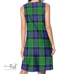 Scottish Haldane Tartan Womens Casual Dresses - Tartan Dress Womens Scottish Plaid Tartan Plaid - ScotsTee - scotstee.com