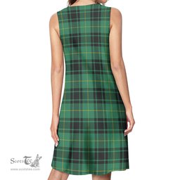 Scottish MacArthur Ancient Tartan Womens Casual Dresses - Tartan Dress Womens Scottish Plaid Tartan Plaid - ScotsTee - scotstee.com